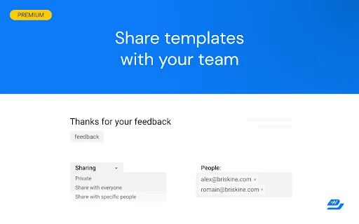 Briskine: Pabilisin ang Pagsagot sa Email – I-download ang Extension - Screenshot 4