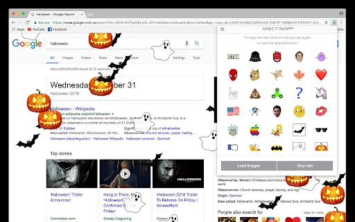 I-download ang Make it Rain Extension – Gawing Masaya ang Browsing - Screenshot 2