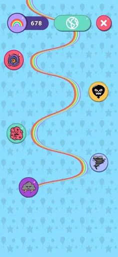 I-download ang Rainbow Balloon Game – Masayang Adventure Laro - Screenshot 13