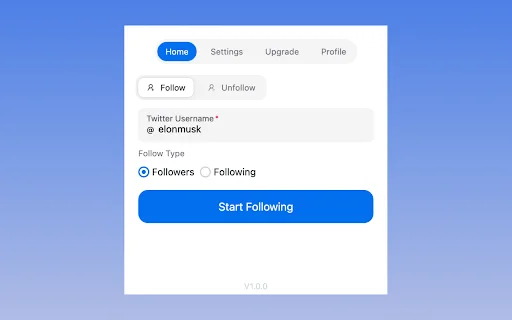 Twitter Auto Follower: Palakihin ang Followers sa X nang Libre - Screenshot 1