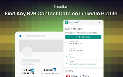 AroundDeal: Hanapin ang B2B Contact Info at Emails – Libreng Subukan - Screenshot 1