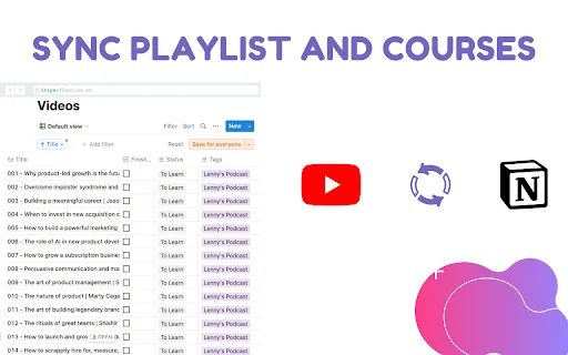 Snipo: I-sync ang YouTube Notes sa Notion – I-download Ngayon - Screenshot 4