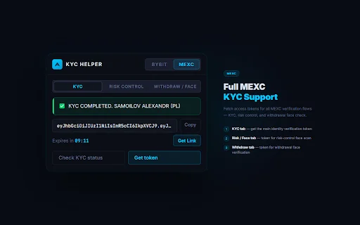 I-download ang KYC Helper – Kumuha ng KYC Tokens nang Mabilis - Screenshot 2