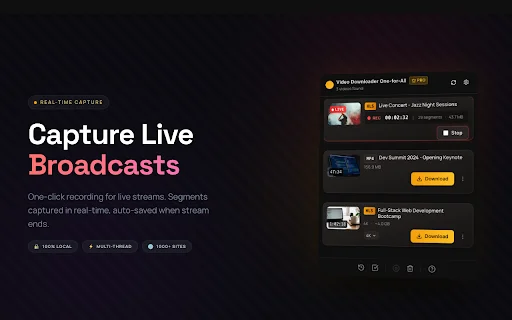 Video Downloader One-for-All: I-download ang Video at Live Stream - Screenshot 3