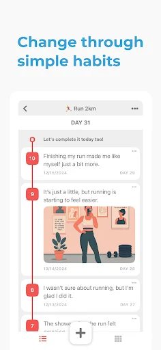 I-download ang Habit Streak Tracker: DotHabit – Bumuo ng Daily Habits - Screenshot 3