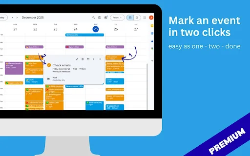 Google Calendar Event Checker – I-track ang Task nang Libre - Screenshot 3