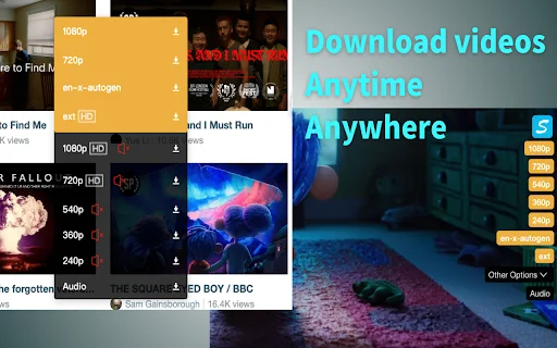 I-download ang Vimego: Mabilis na Video Downloader para sa Chrome - Screenshot 1