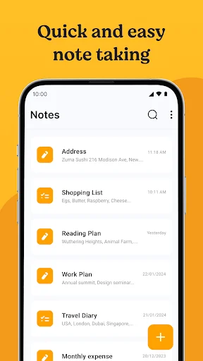I-download ang Notes App: Listahan at Paalala – Libreng Gamitin - Screenshot 2